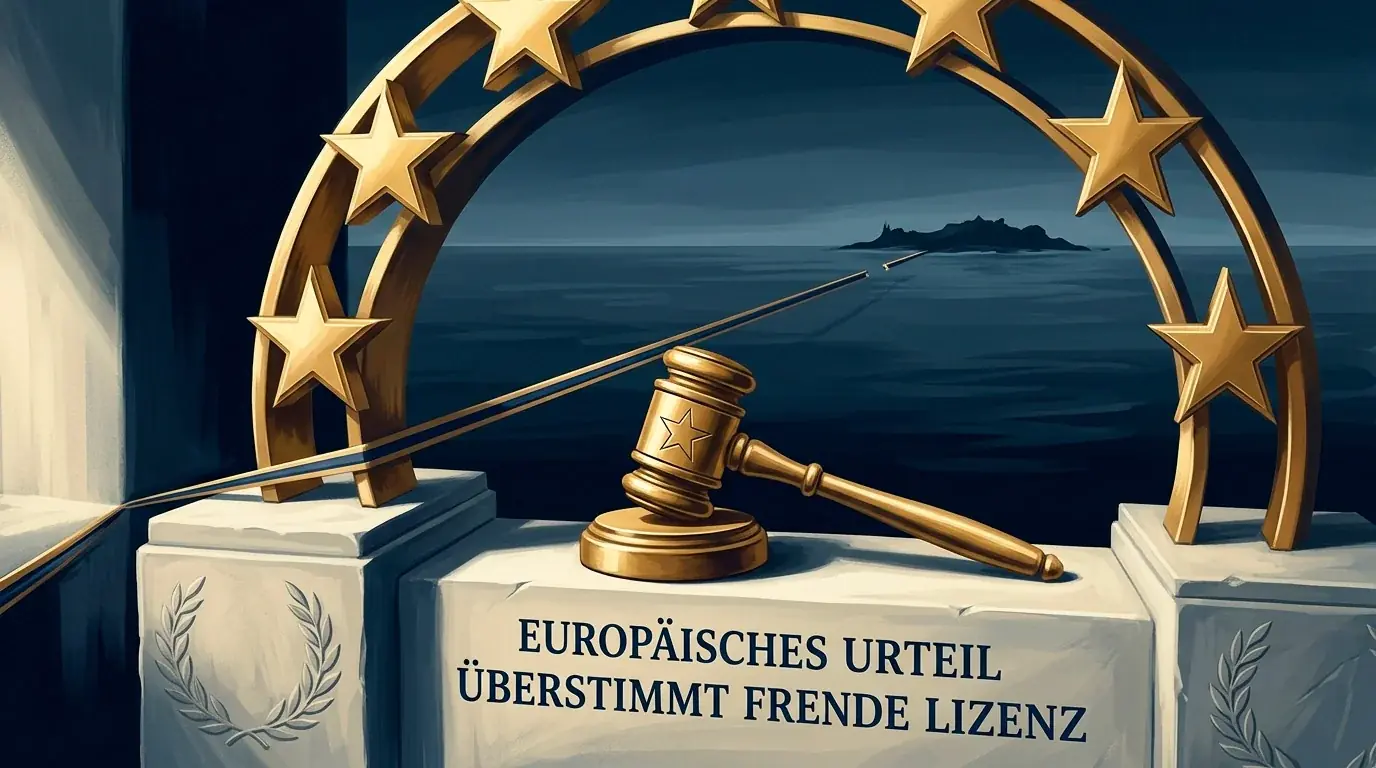 Konzeptbild zum EuGH-Urteil C-440/23 und zur Bedeutung der Malta-Lizenz im deutschen Recht