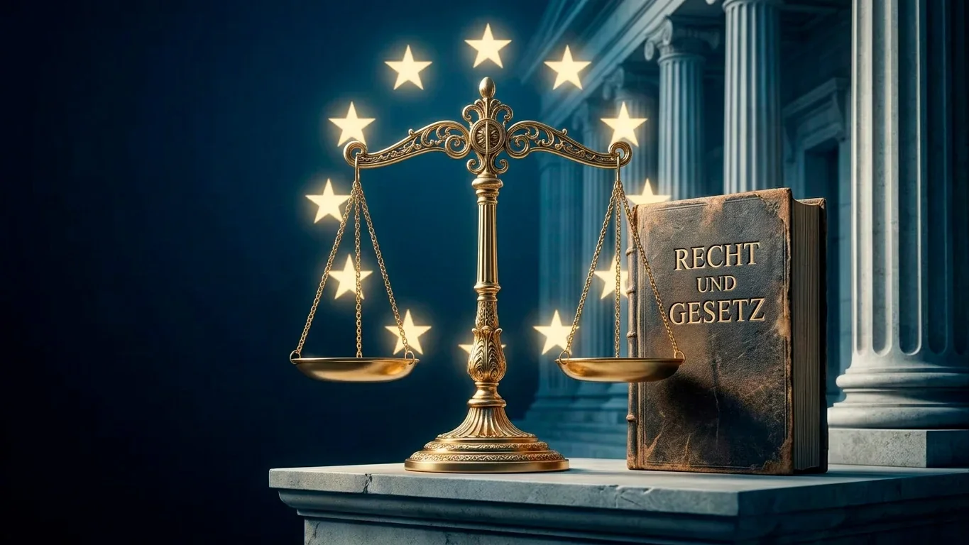 Europäische und deutsche Symbolik zur Dienstleistungsfreiheit und zum EuGH-Urteil im Glücksspielrecht